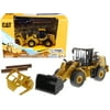 Diecast Masters 1:64 Caterpillar 950M Wheel Loader with Bucket and Forks, Play & Collect Series Cat Trucks & Construction Equipment | 1:64 Scale Model Diecast Collectible | Diecast Masters Model 85635