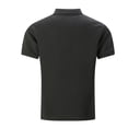 thumbnail image 4 of Men's Solid Color Short Sleeve Half Zip Pullover Shirt Casual Button Up Top, 4 of 5