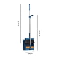 thumbnail image 3 of Broom with Dust Pan,Stand up Dust Pans with Long Handle Broom and Dustpan Combo Set for Home Kitchen Shop Indoor Commercial Heady Duty Upright Lobby Dustpan, 3 of 9