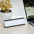 thumbnail image 6 of 2x7inch Aluminum Name Plate Holder, L Type for Desk Sign Holder Black, 6 of 6