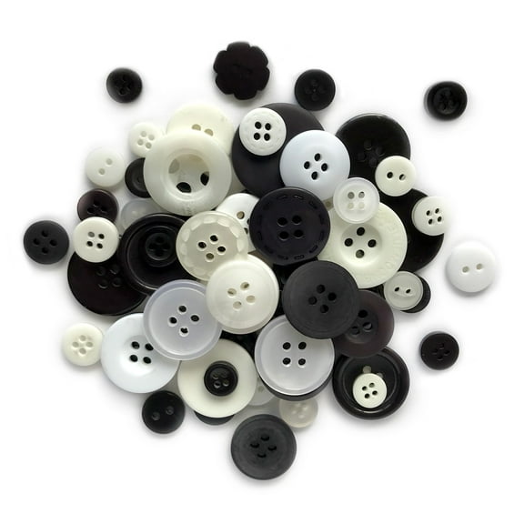 Buttons Galore Button Basics Black & White
