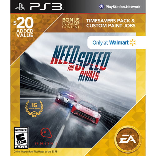 zegevierend verstoring hurken Electronic Arts Need for Speed: Rivals (PS3) - Video Game - Walmart.com