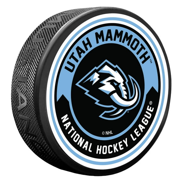 Utah Mammoth Arrow Hockey Puck