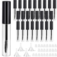 thumbnail image 1 of 25 Pieces 10 ml Empty Mascara Tubes Wand Empty Eyelash Bottle Clear Refillable Mascara Container with 4 Pieces Funnels Transfer Pipettes for Castor Oil and DIY Cosmetics(), 1 of 5