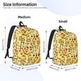 thumbnail image 3 of Lsque Funny Construction Vehicles Pattern Canvas Daypack, Durable Backpack, High-quality Versatile Backpack,Vintage Compact Backpack-Medium, 3 of 6