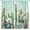 Cactus-5, variant on Cactus Curtains,Westernn Black White Desert Landscape Window Drapes,Minimalist Prairie Road Print Thermal Insulation Window Treatments for Living Room Bedroom Kitchen 84x84in