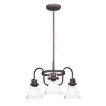 Lighting 26116CDOI Seafarer Down Light Chandelier, Oil Rubbed Bronze