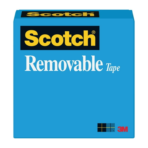 3M #811 Removable Magic Tape, 3/4 In X 36 Yds