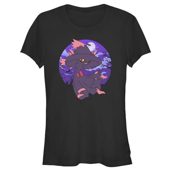 Junior's Pokemon Halloween Night Mismagius Graphic T-Shirt