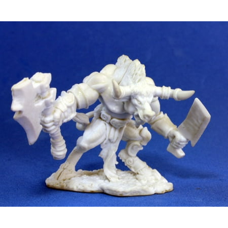 Reaper Miniatures Minotaur #77013 Bones Unpainted Plastic D&D RPG Mini
