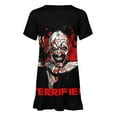 thumbnail image 5 of Terrifier Girls Short Sleeve Dress Soft Cute Designs Dresses Casual T-Shirt Dress 160CM, 5 of 7