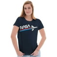 thumbnail image 4 of NASA Worm Logo American Space Shuttle Women's T Shirt Ladies Tee Brisco Brands S, 4 of 5