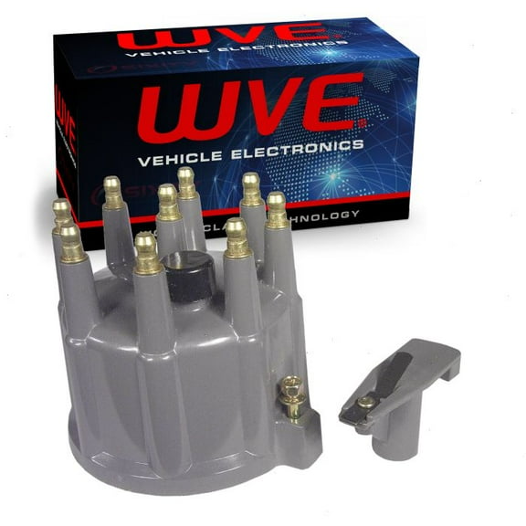 Wells WVE Distributor Cap & Rotor Kit compatible with Dodge B150 B1500 B250 B2500 B350 B3500 D150 D250 D350 Dakota Durango R 5.2L 5.9L V8 1992-2003