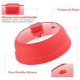 thumbnail image 2 of Tapa Anti Salpicaduras para Microondas de Vidrio 27,4 cm Roja, 2 of 9
