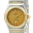 thumbnail image 1 of Pre-Owned OMEGA Constellation Diamond 18K Gold Steel Watch 1367.10 Polished, 1 of 8