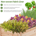 thumbnail image 3 of Renwick Fir Wood Rectangle Raised Garden Bed, Wood, 3 of 8