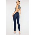 thumbnail image 4 of Kancan - Women's Mid Rise Super Skinny Jeans - Basic - KC7092, 4 of 10