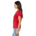 thumbnail image 3 of Bella + Canvas T-Shirt à Manches Courtes en Jersey Décontracté pour Femmes - Rouge - S, 3 of 3