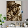 thumbnail image 4 of Ancient Roman Soldier Statue Canvas Print, Wall Art for Living Room, Bedroom, Dining Room, Office, Hotel Lobby, Study, 4 of 8