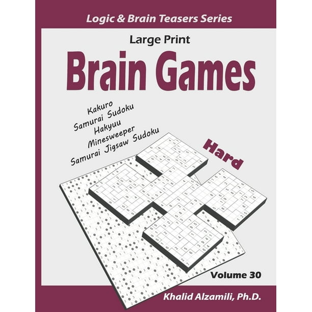 logic brain teasers brain games 100 hard adults puzzles kakuro