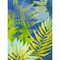 thumbnail image 2 of Vess, June Erica 15x18 White Modern Wood Framed Museum Art Print Titled - Tropical Indigo I, 2 of 4