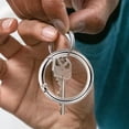 thumbnail image 4 of Yazoeia 10pcs Split Spring Buckle Small Square Bin Bulk Rings Spring o Ring 1.5 Inch Stainless Steel Key Ring Bag Buckle Clips Key Rings Key Chain Connection Ring Metal Double Open CJC912-138738, 4 of 9