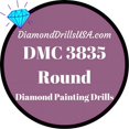 thumbnail image 1 of DMC 3835 Perles Rondes 5D Peinture Diamant DMC 3835 Raisin Moyen Violet, 1 of 3