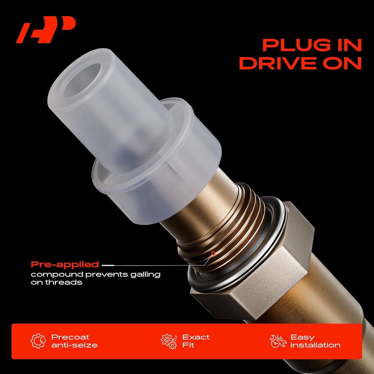 A-Premium O2 Oxygen Sensor Compatible with Ford Edge 2016-2021, Escape 2017-2022, Explorer 2016-2022, Focus 2015-2018, Fusion, Taurus, Bronco Sport & Lincoln MKC 2017-2019, MKT, MKZ, Downstream