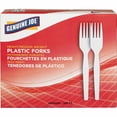 thumbnail image 3 of Genuine Joe, GJO0010430CT, Heavyweight White Plastic Forks, 4000 / Carton, White, 3 of 4