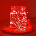 thumbnail image 2 of Cadena de luces Ineximun, 24 unidades, 7 pies, 20 LED, impermeables, color rojo, 2 of 6