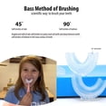 thumbnail image 3 of Kids Toothbrushes U Shaped, 3 PCS Replaceable Silicone Food Grade Brush Heads To, 3 of 5