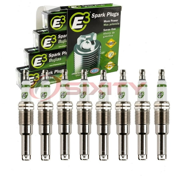8 pc E3.70 E3 Spark Plugs compatible with 7989 HT1 HT15 HT2 PZH14F PZT14F PZT1F PZT2F PZT2FE SP421 SP462 SP507 SP515
