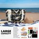 thumbnail image 5 of Disketp Whimsical Owl On Branch Bolsa de Playa de Gran Capacidad, Bolso Impermeable y a Prueba de Arena para Mujer, Ideal para Playa, Piscina y Natación, 5 of 7