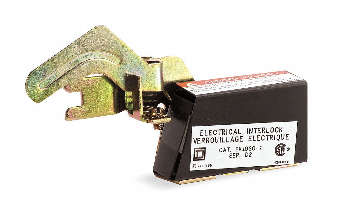 Square D DPDT, 2NO/2NC Interlock Kit, Disconnect Switch Size 60A