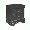 thumbnail image 5 of Bedroom Set, Traditional Shaker Style Slate Gray Full 5-Piece with LED Lighting | Solid Wood+MDF | Double Dressers, 5 of 6