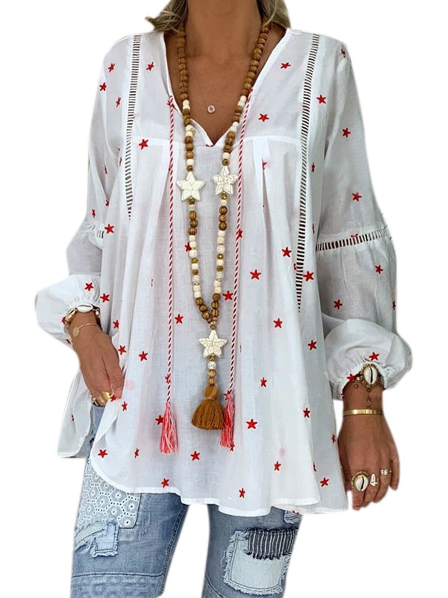 walmart women's plus size blouses
