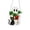 A001- A, variant on Halloween Ghost Decor Stained Glass Style 8 Inch Hanging Acrylic Ornament for Home Window Wall Party Indoor Display, 1 Pack