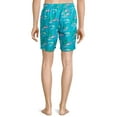 thumbnail image 5 of No Boundaries Men's & Big Men's Elastic Waist Swim Trunks, 7" Inseam, Sizes S-5XL, 5 of 7