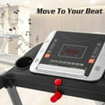 thumbnail image 4 of LA famille Exercise Treadmill 2 in 1 Folding Treadmill, 2.25HP Under Desk Electric Treadmill, Installation-Free, Remote Control, Running Machine with Dual Display, Walking Jogging for Home Office, 4 of 9
