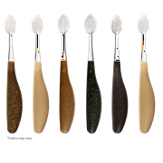 RADIUS Source Medium Cocoshell Handle Toothbrush
