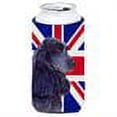 thumbnail image 2 of Cocker Spaniel with English Union Jack British Flag Tall Boy Hugger, 2 of 2