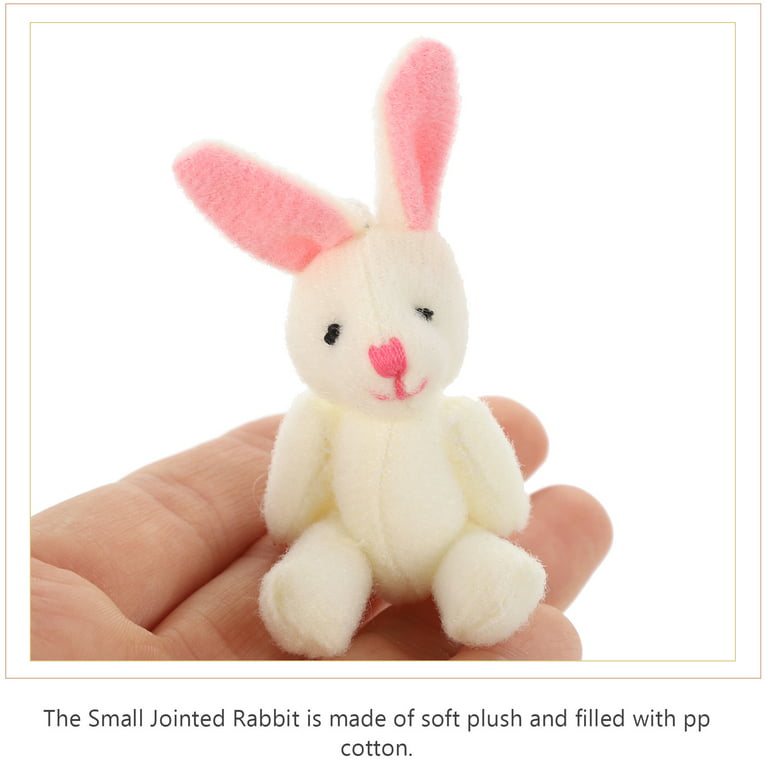 15 Pcs Knuckle Rabbit Pendant Stuffed Toy Gifts Small Animals Tiny