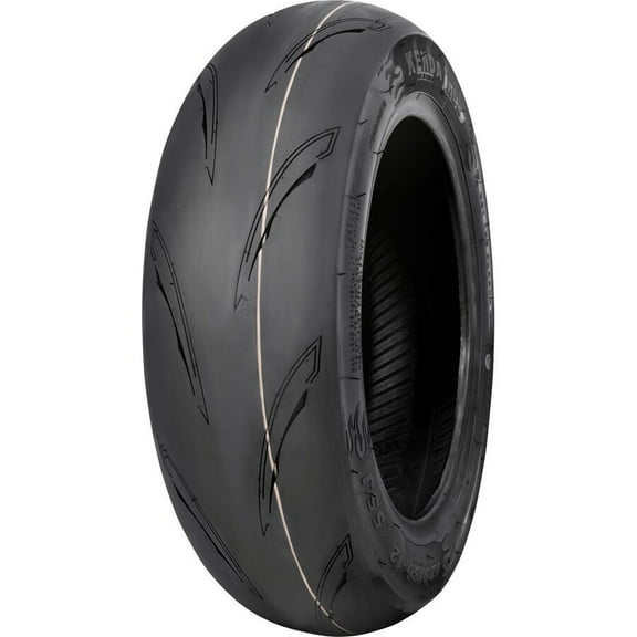 Kenda KD2 Kwick 100/90-12 Front Motorcycle & Scooter Tire (100/90-12)w/ Keychain