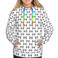thumbnail image 3 of KLL Signal Icon for Womens Pullover Hoodie with Pocket Hooded Long Sleeve Shirts Sweatshirt for Women-Large, 3 of 7