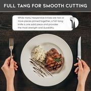 Bellemain 4-Piece Steak Knives Set, Lightweight Kitchen Knives Set for Precise Cutting