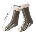 thumbnail image 3 of Winter Floor Socks - Extra Thick Fleece-Lined Warm Home Socks for Ultimate Comfort and Cozy Indoor for Cold Floors (Gray), 3 of 5