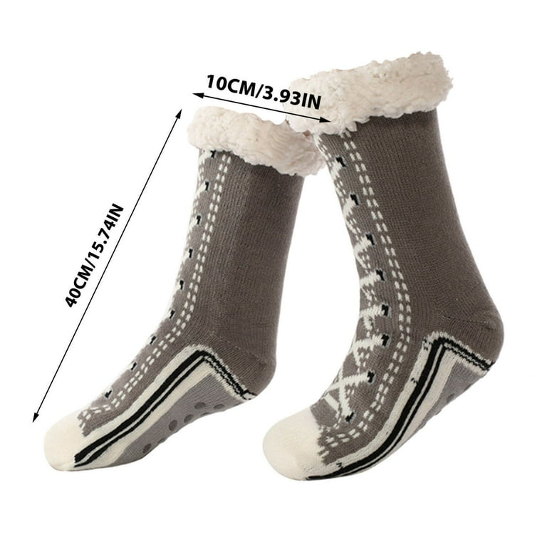 Winter Thermal Socks for Women Men Extra Thick Fleece Lined