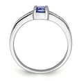 thumbnail image 5 of Sterling Silver Tanzanite & Diamond Ring. Carat Wt- 0.06ct. Gem Wt- 0.29ct, 5 of 5
