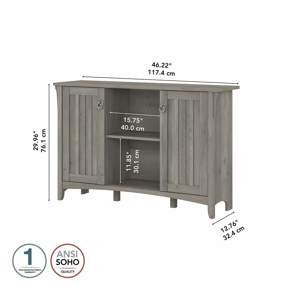 Bush furniture salinas accent storage cabinet with sale doors