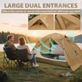 thumbnail image 4 of Carpa GEERTOP para 2 personas impermeable para las 4 estaciones para camping y senderismo, 4 of 8